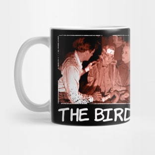 Hitchcock's Feathered Frenzy The Birds Movie Poster Tee Mug